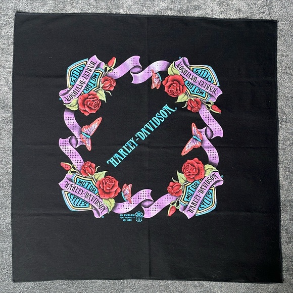 Harley-Davidson Accessories - Vintage Harley-Davidson Bandana 1989